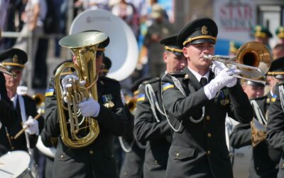 Tournee van het Militaire Orkest van Taras Shevchenko Militair Instituut